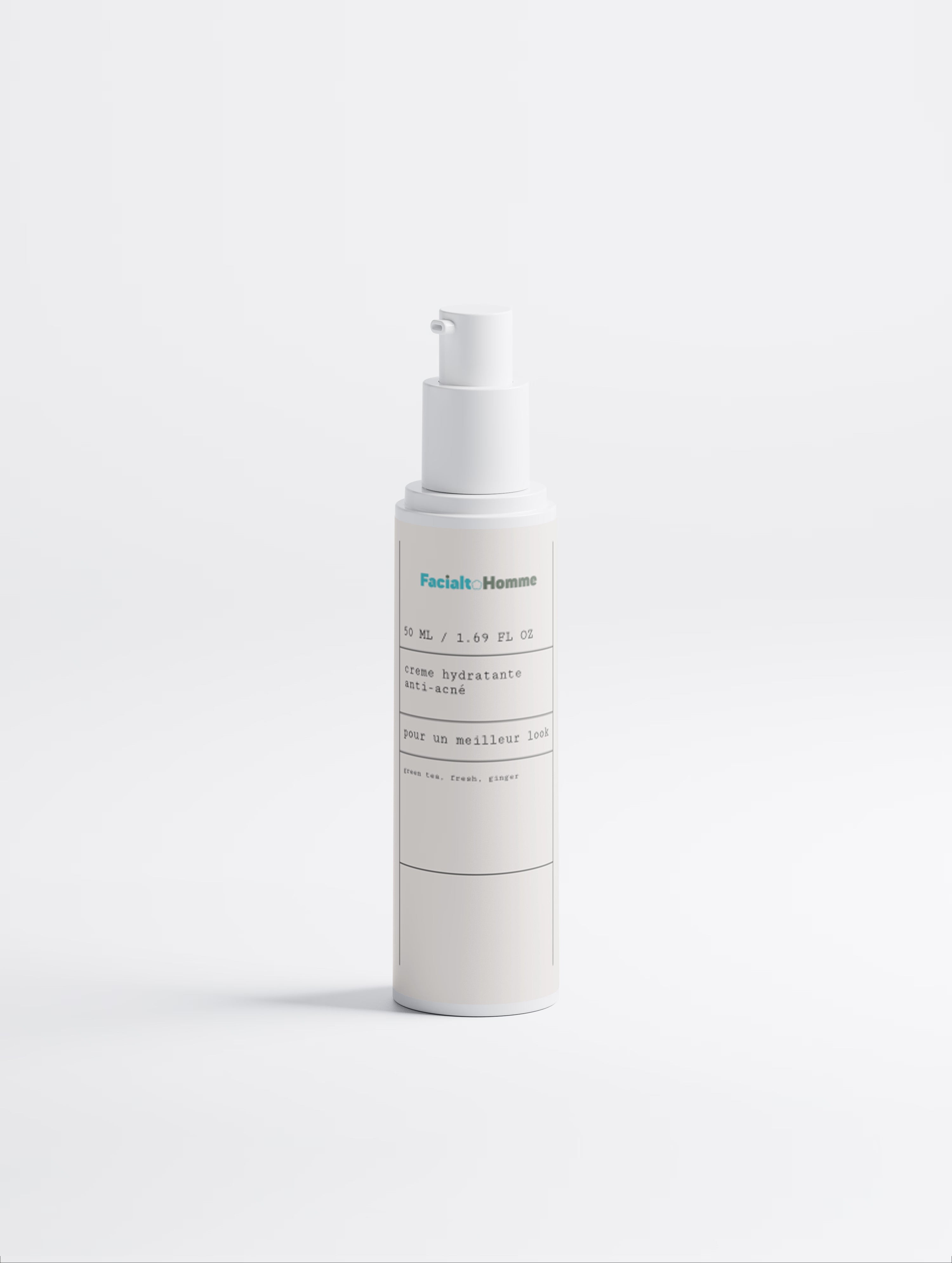Hydratant pour les soins contre l’acné homme