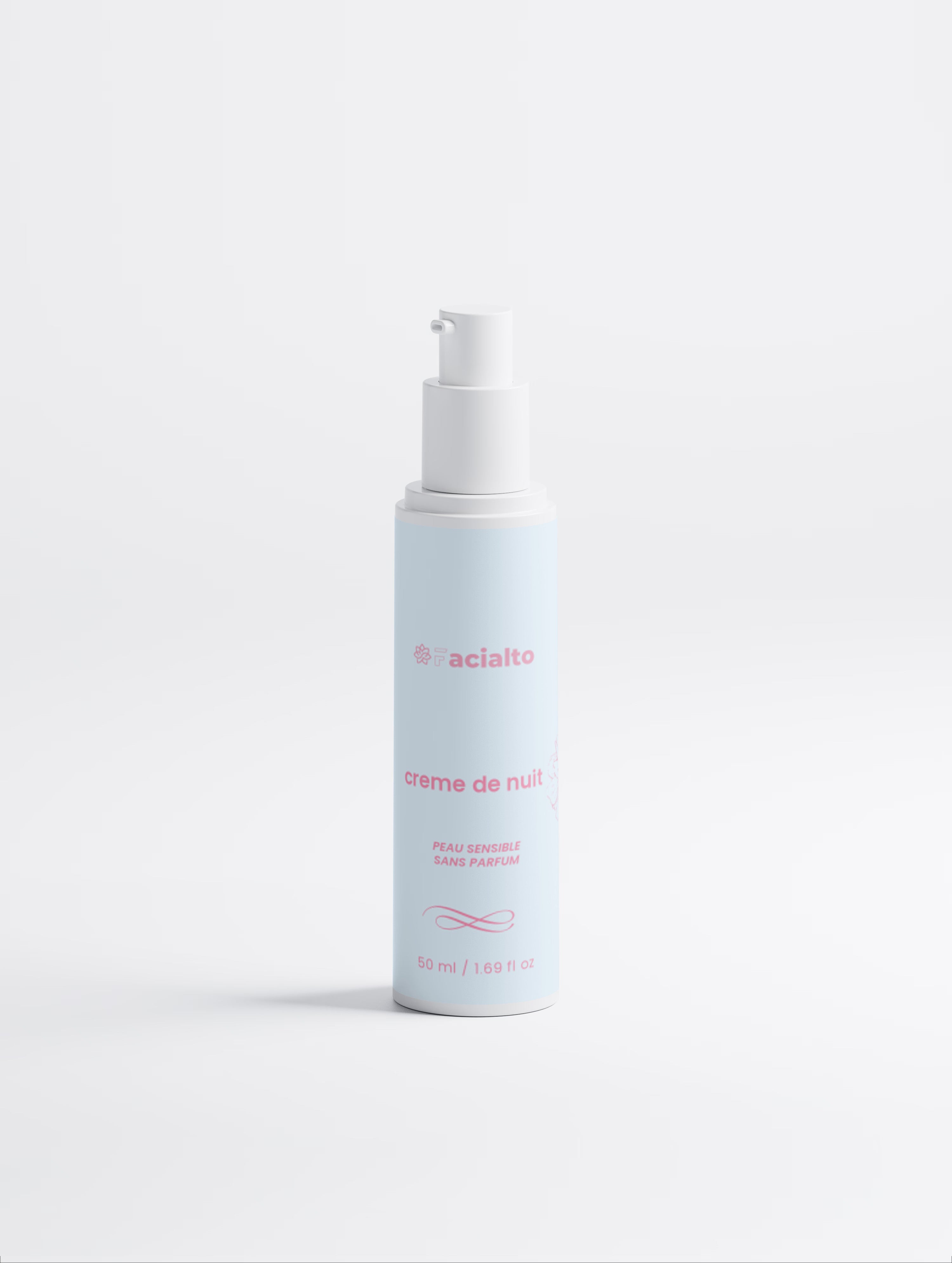 Crème de nuit pour peaux sensibles, sans parfum femme