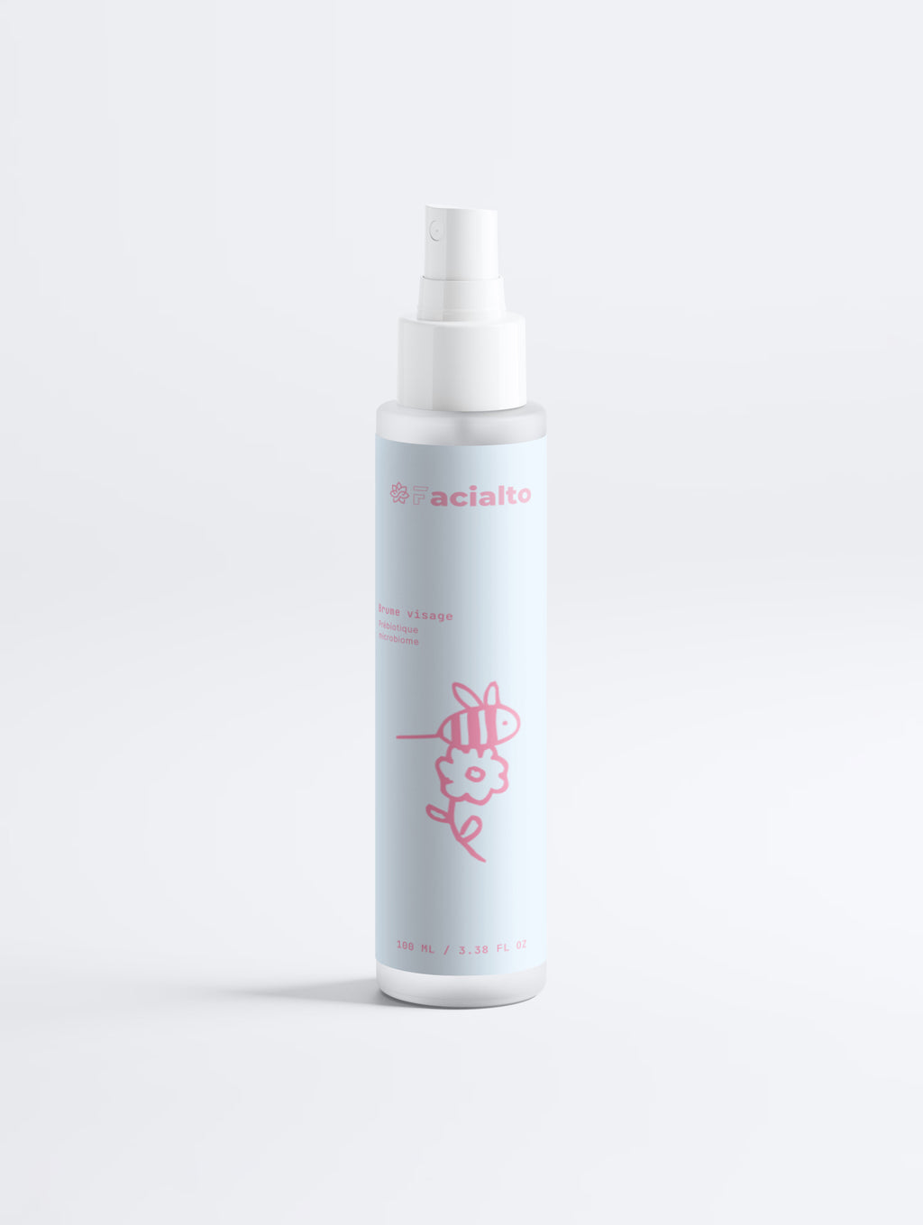 Brume visage prébiotique microbiome femme