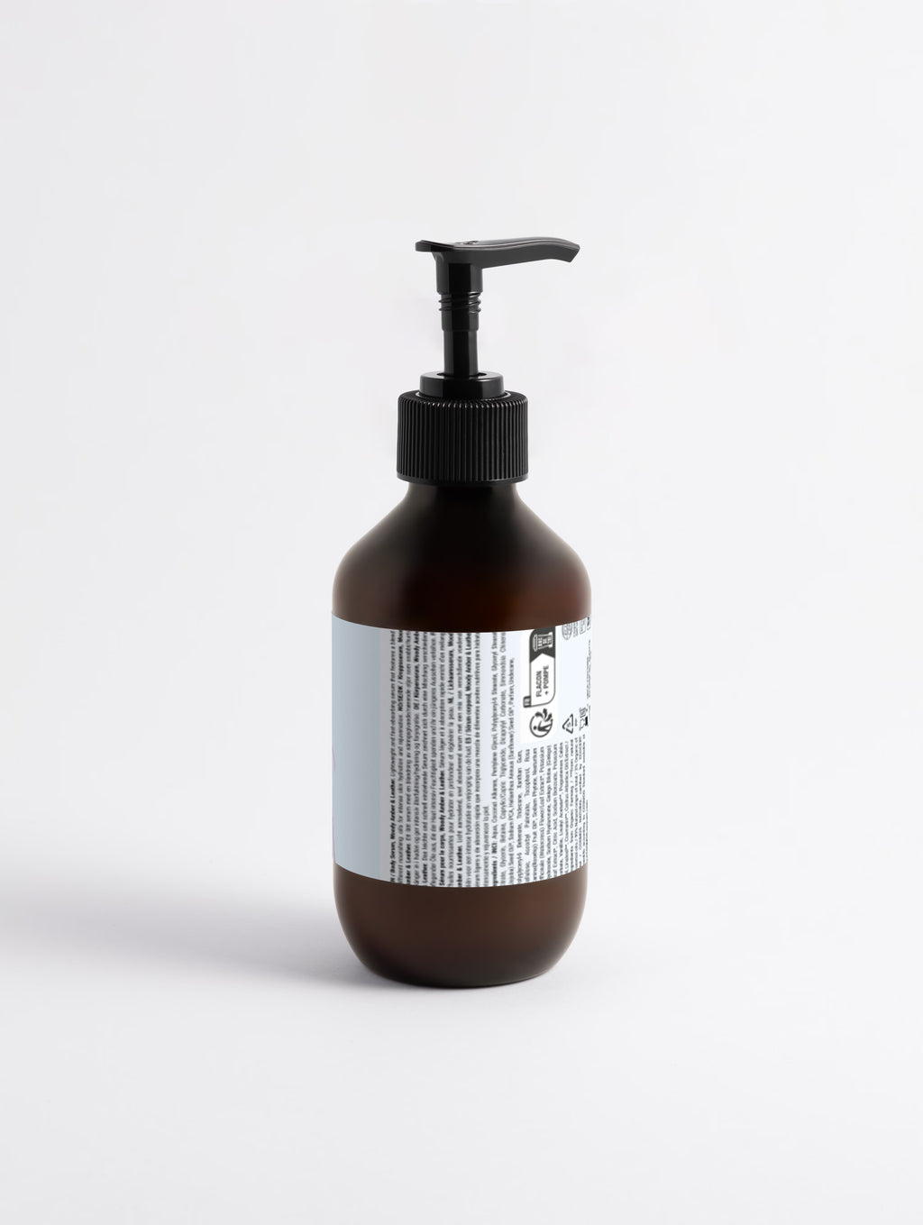 Sérum corporel pour la peau de soie, ambre boisé et cuir femme
