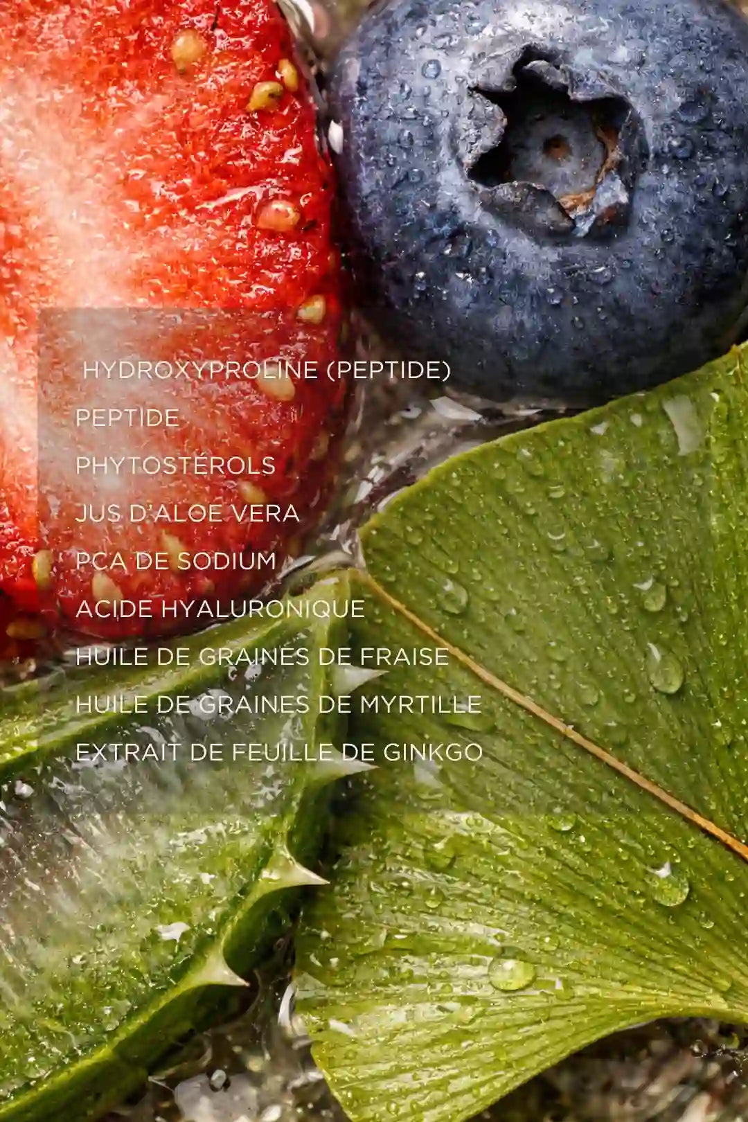 Sérum anti-âge au peptide femme