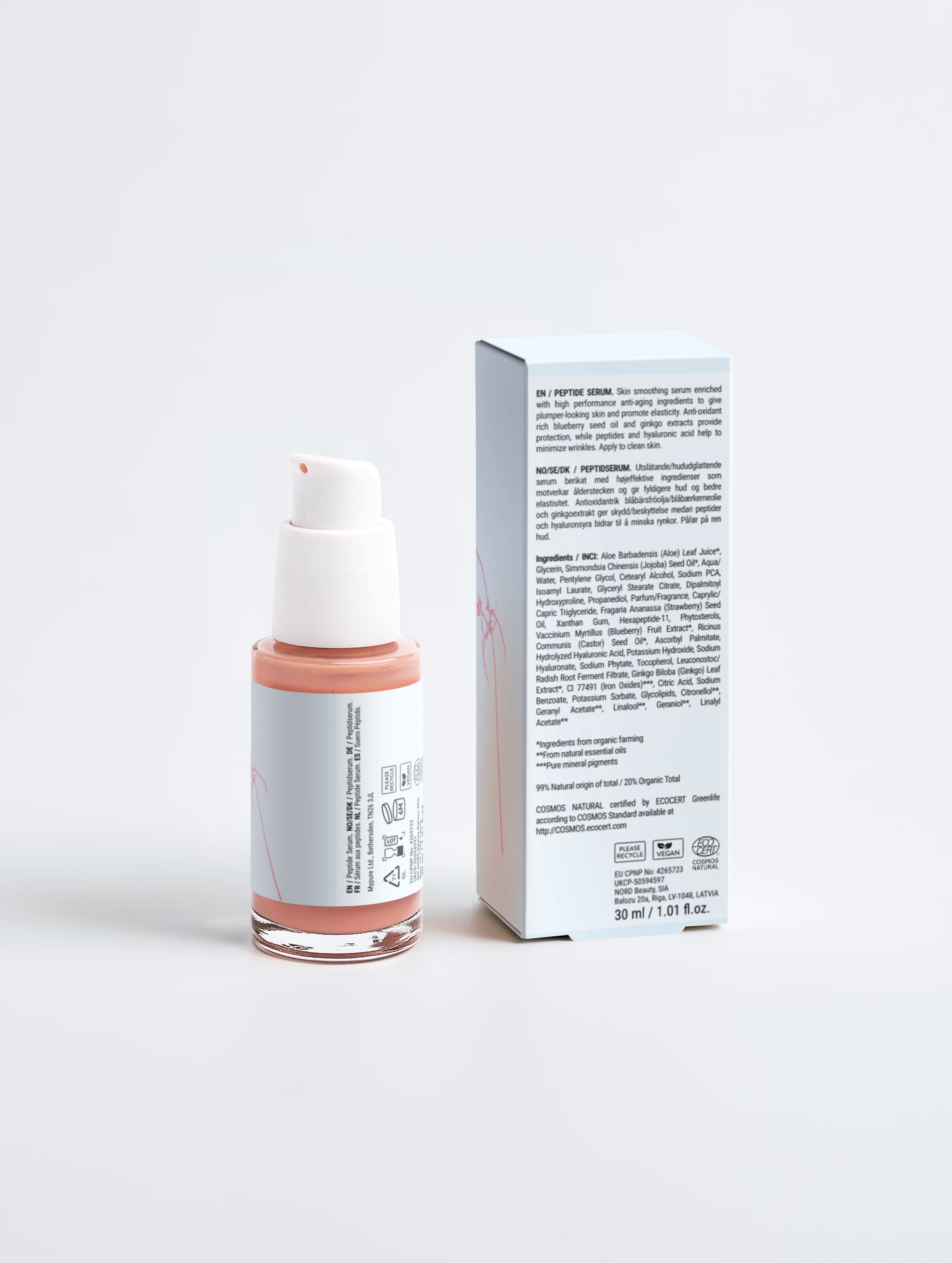 Sérum anti-âge au peptide femme