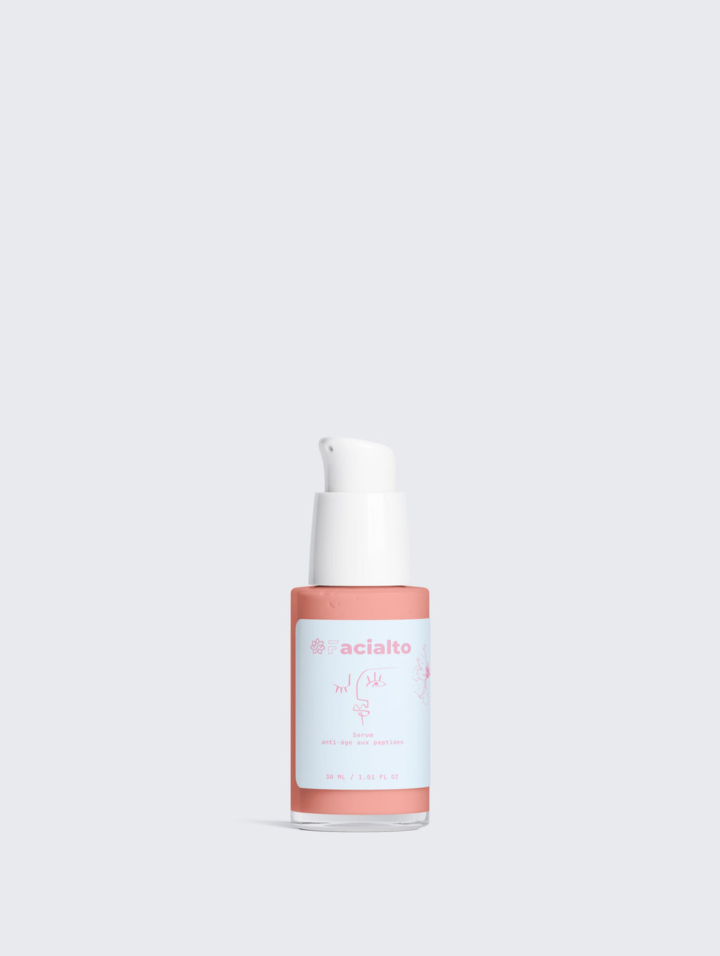 Sérum anti-âge au peptide femme