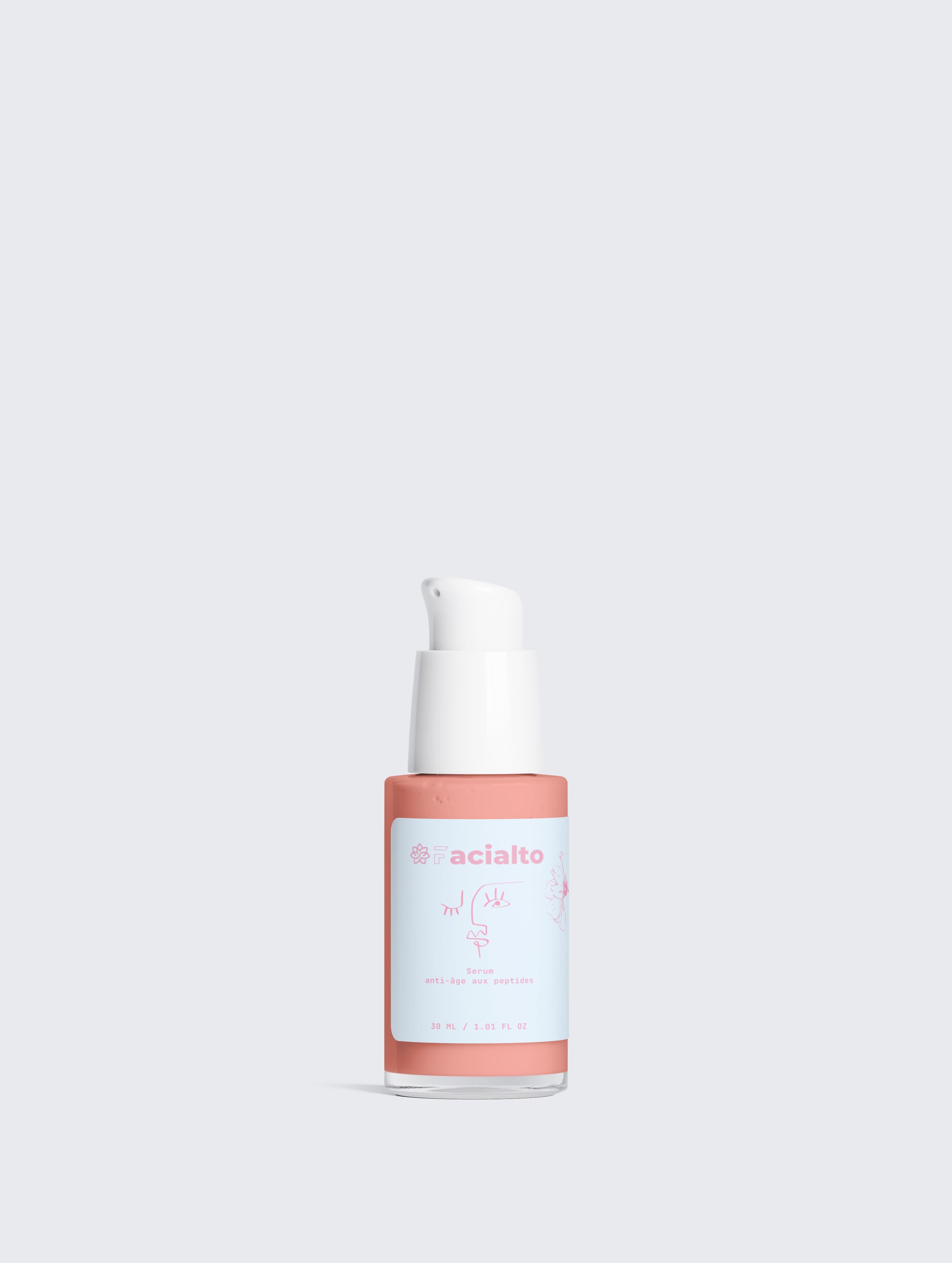 Sérum anti-âge au peptide femme