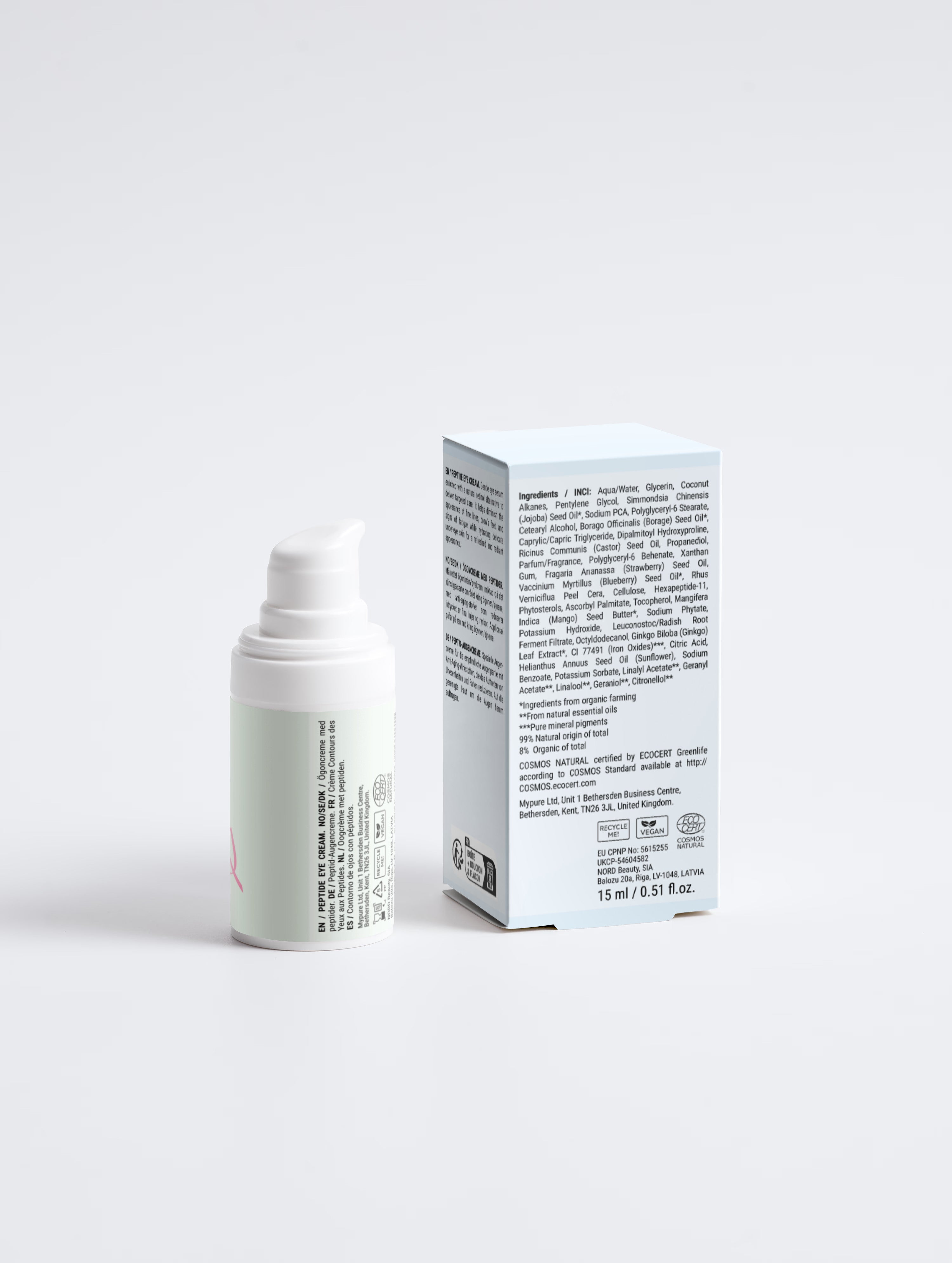 Crème contour des yeux anti-âge aux peptides Femme