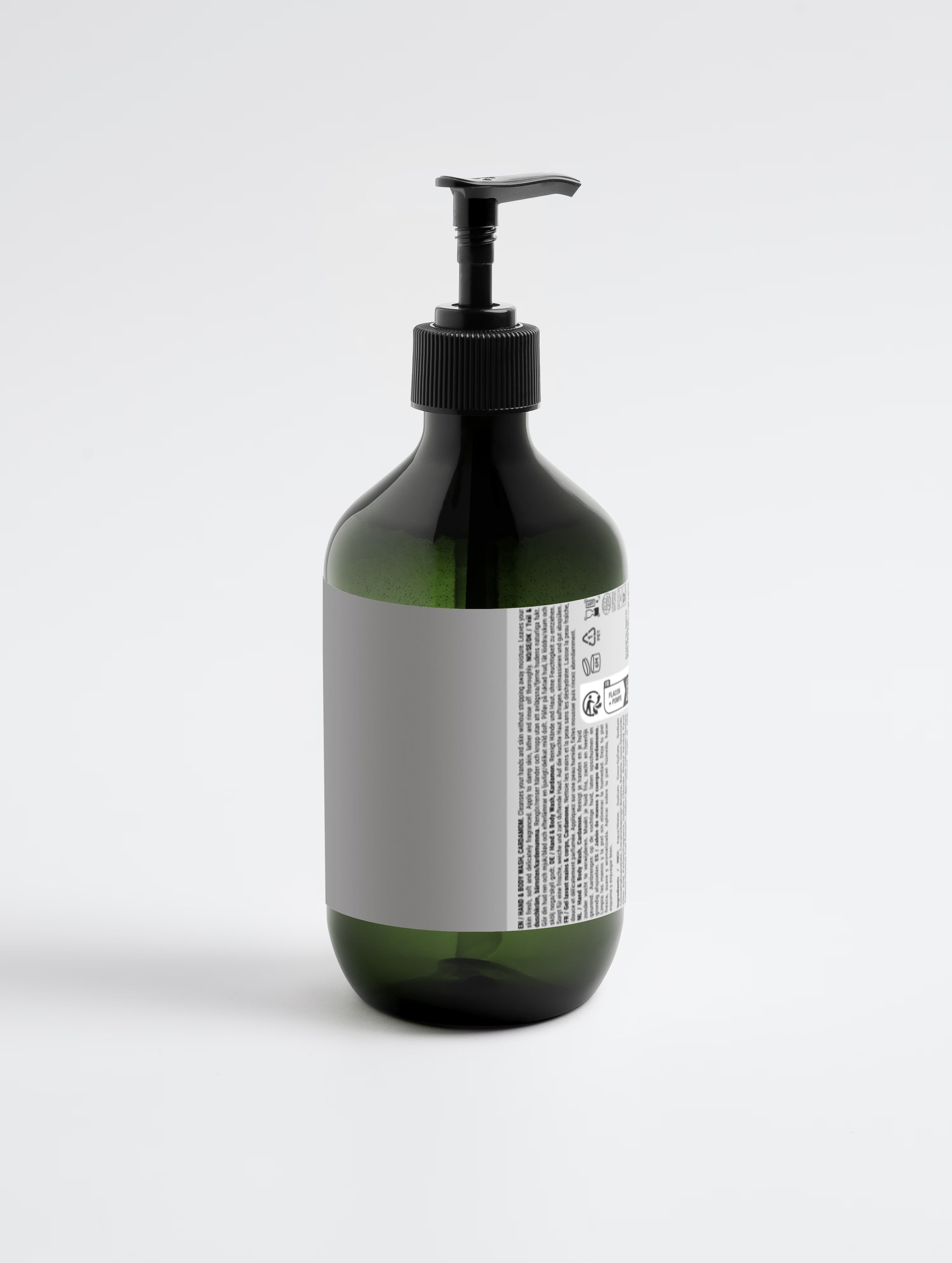 Nettoyant pour les mains et le corps, gingembre et cardamome fumée homme