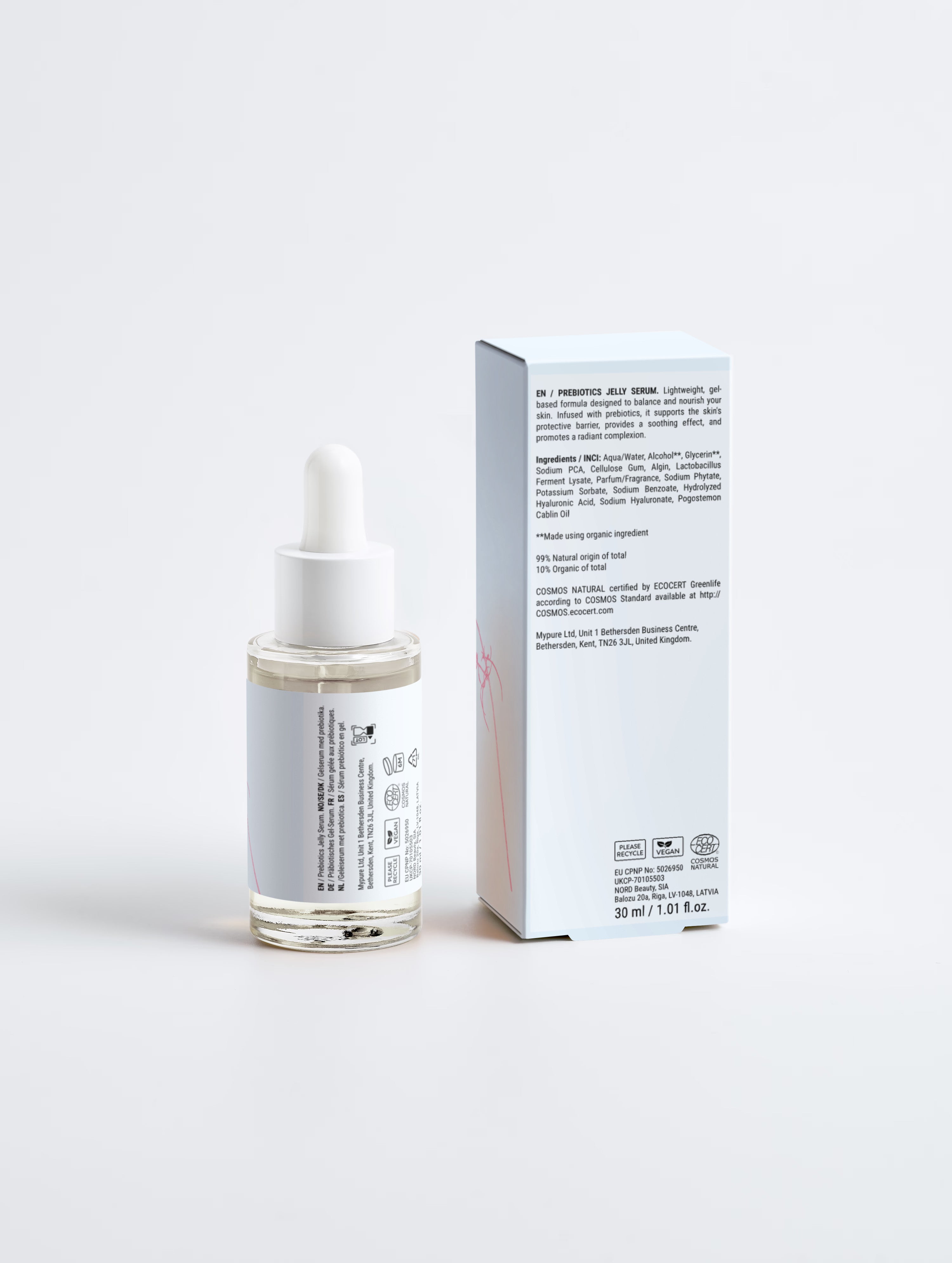 Sérum prébiotique bioactif en gelée femme