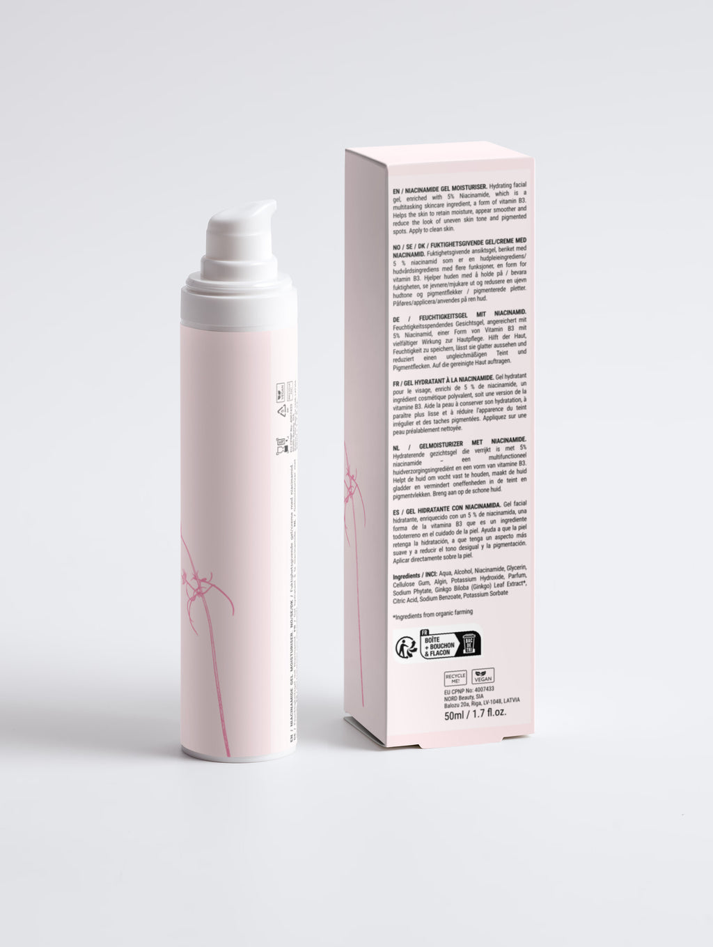 Gel hydratant à la niacinamide femme