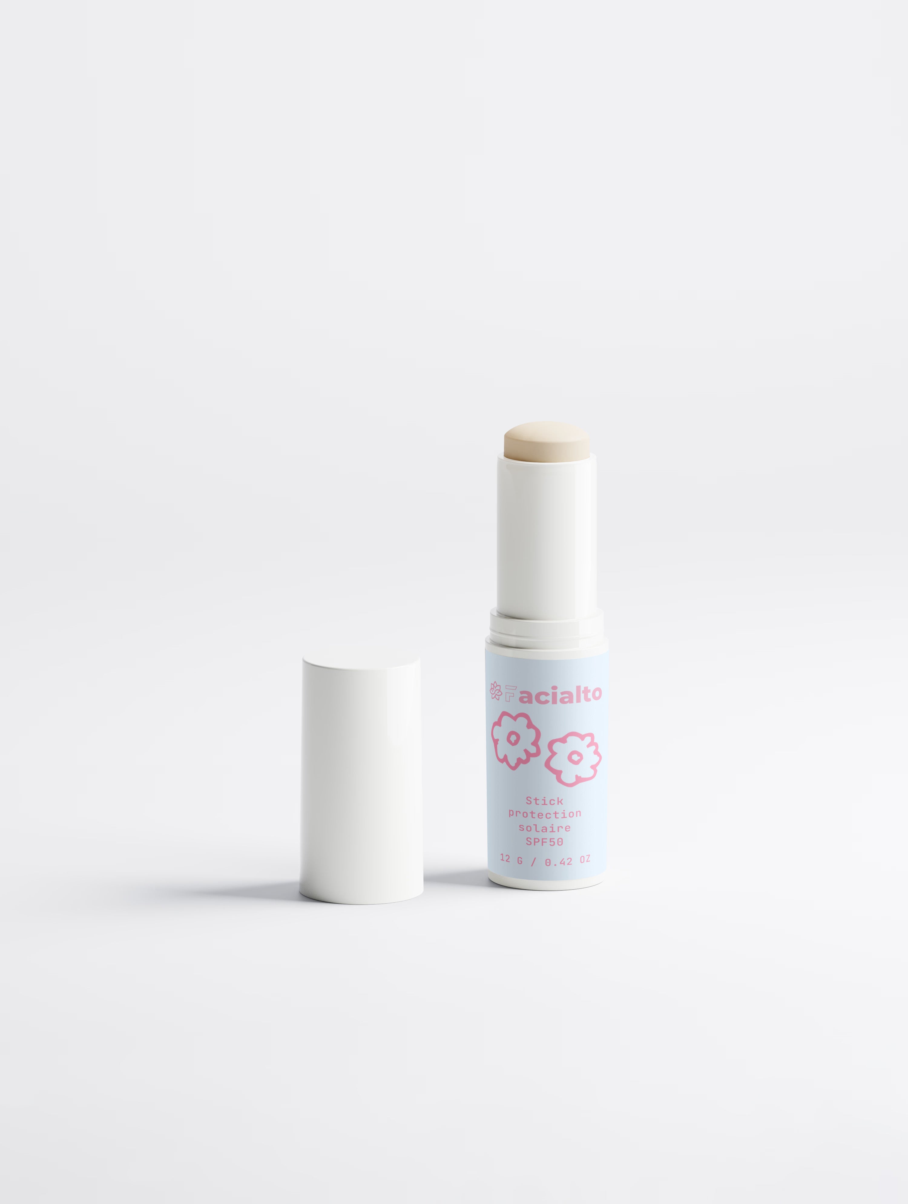 Stick de protection solaire spf50 sans teinte femme