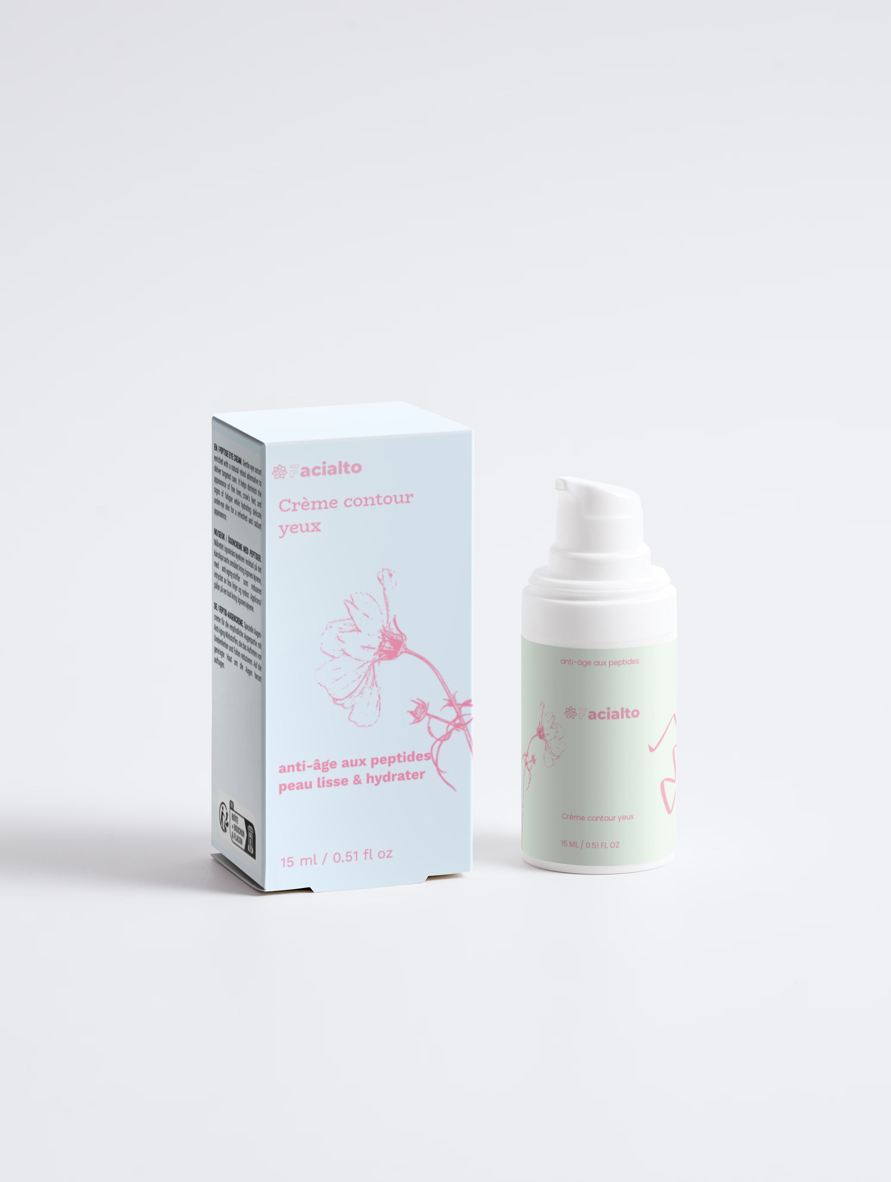 Crème contour des yeux anti-âge aux peptides Femme