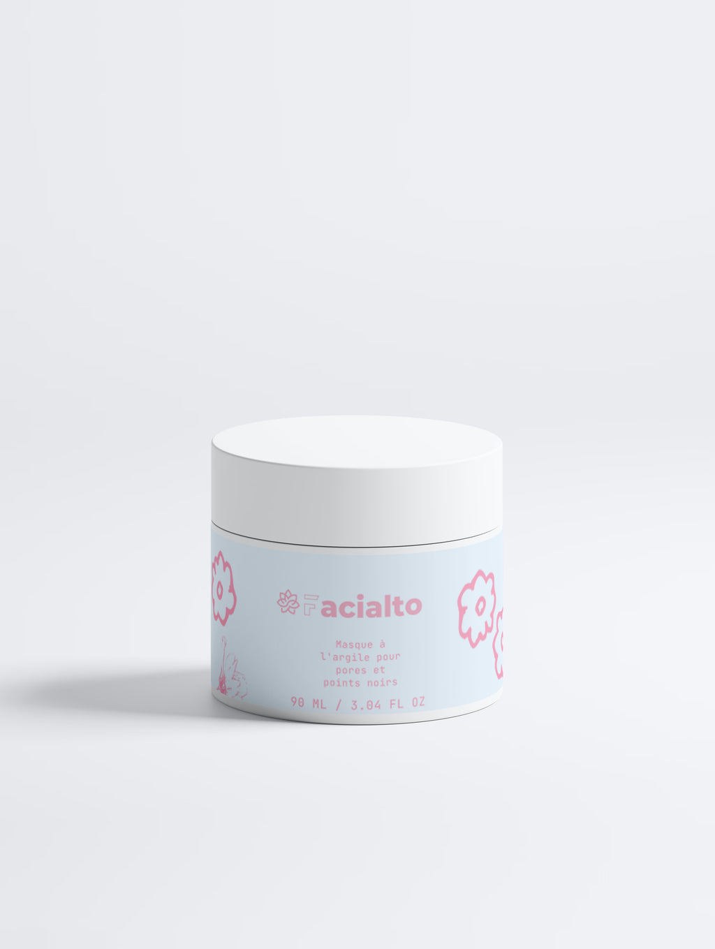 Masque à l’argile pour les pores et les points noirs femme