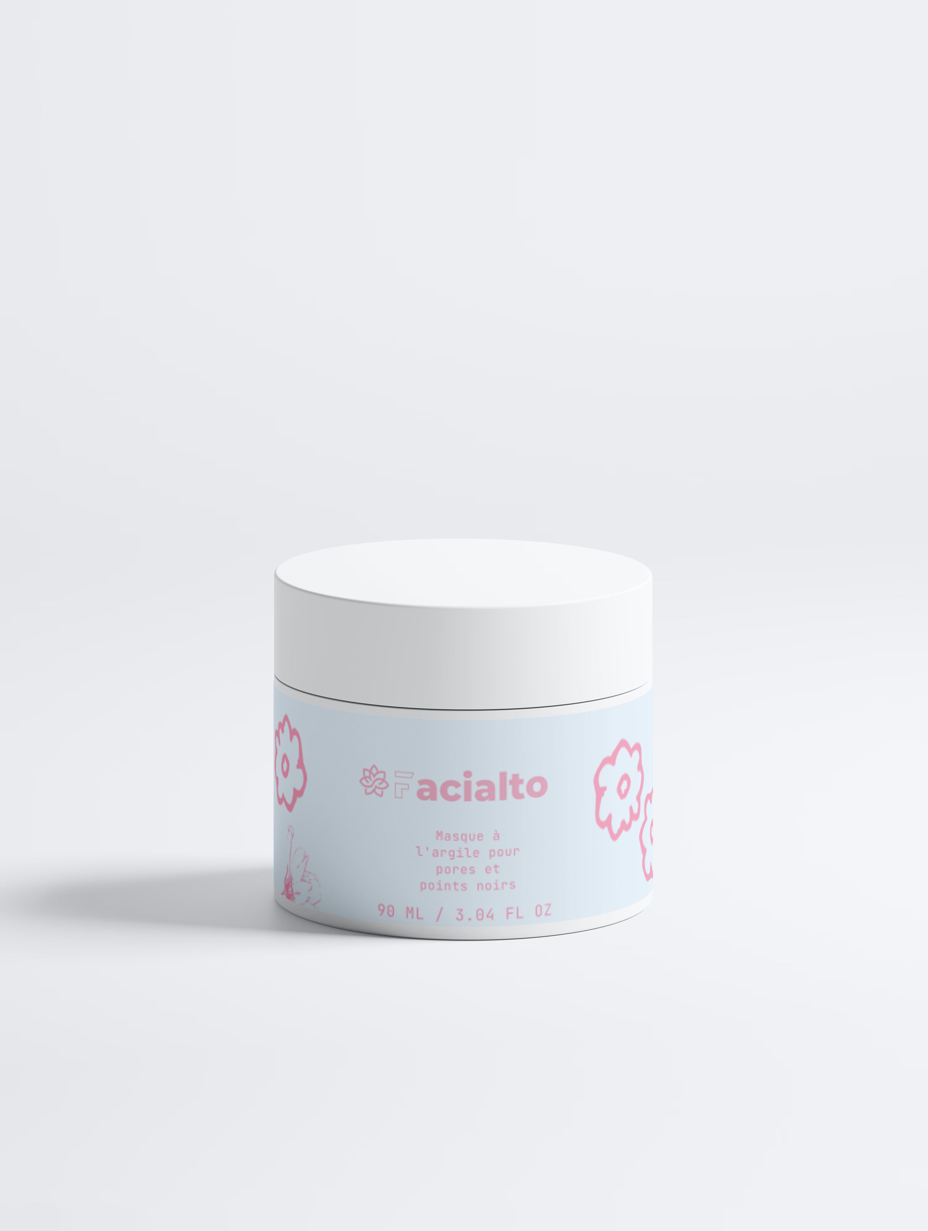 Masque à l’argile pour les pores et les points noirs femme
