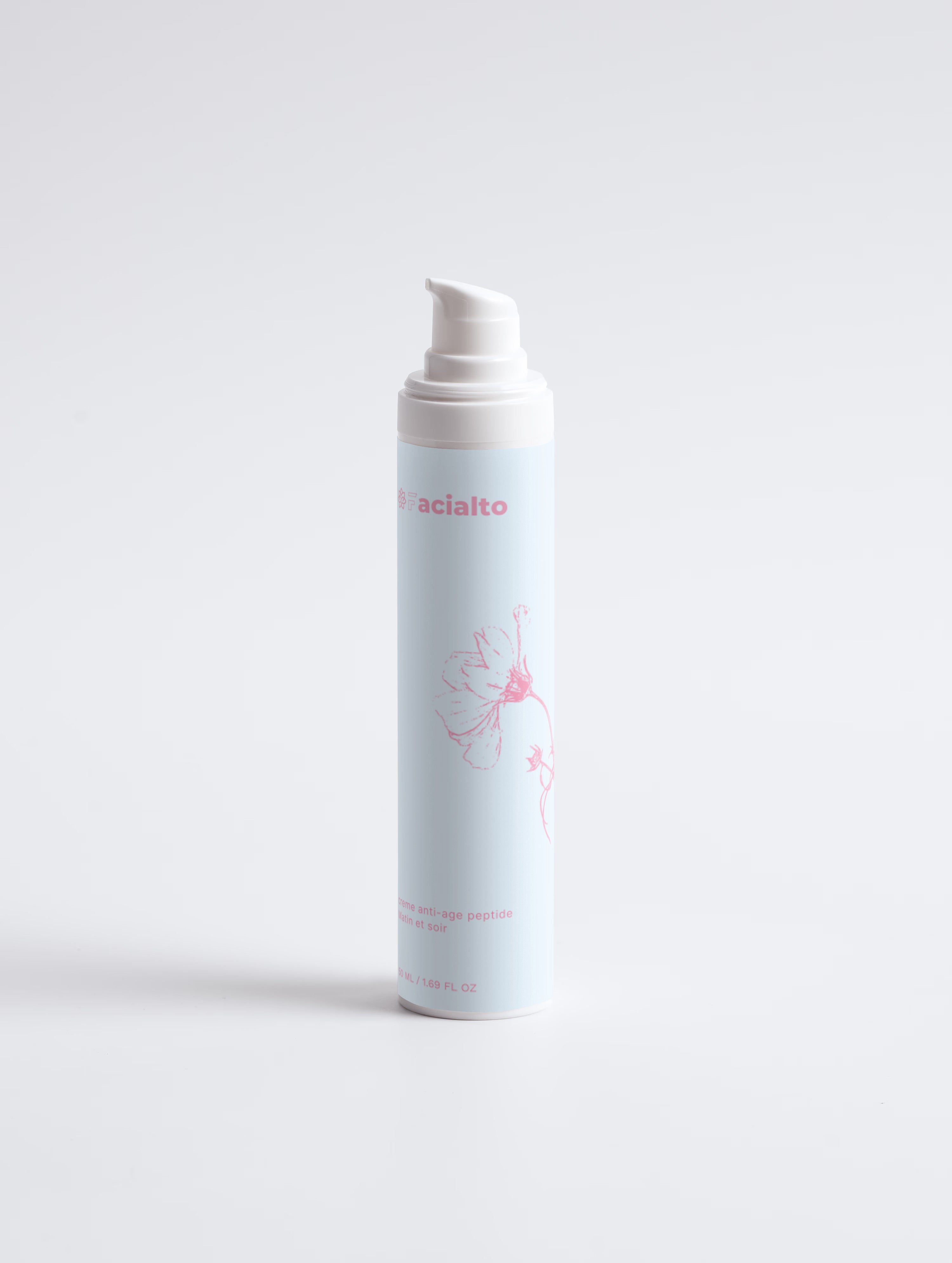 Crème anti-âge aux peptides matin et soir femme